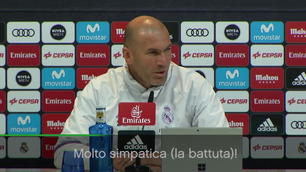 Zidane scherza: 