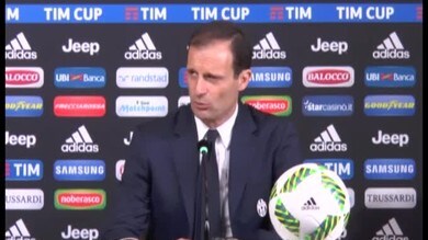Allegri: "Fare peggio del primo tempo era difficile"