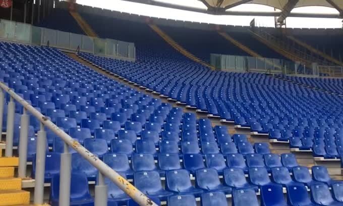 Curva Sud, rimossa la barriera in curva allo Stadio Olimpico
