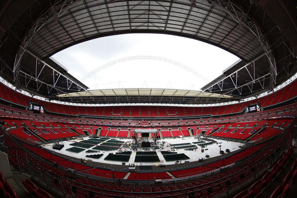 Joshua-Klitschko: Wembley trasformato in ring per il match dell'anno