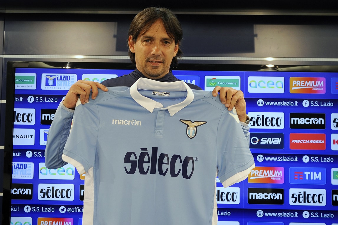 Lazio, Inzaghi presenta la maglia con il marchio "Seleco"