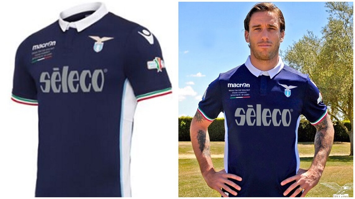 Coppa Italia, la Lazio presenta la maglia per la finale