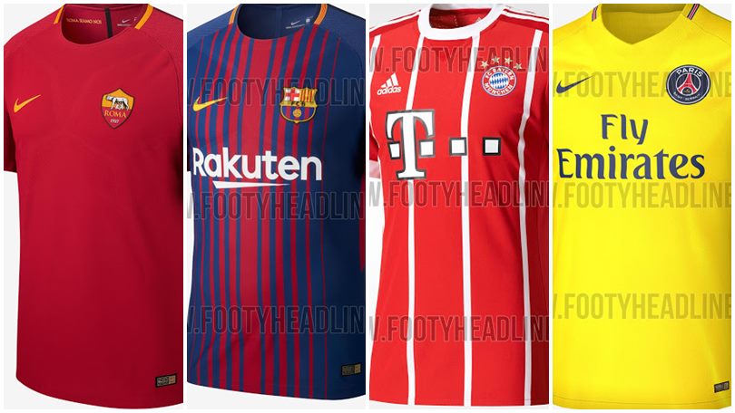 Dalla Premier alla Liga, dalla Ligue 1 alla Serie A: ecco tutte le nuove maglie dei top club europei