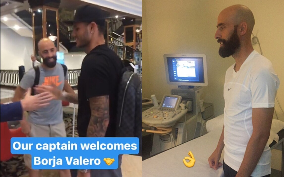 Inter, Borja Valero è arrivato: il saluto di Icardi