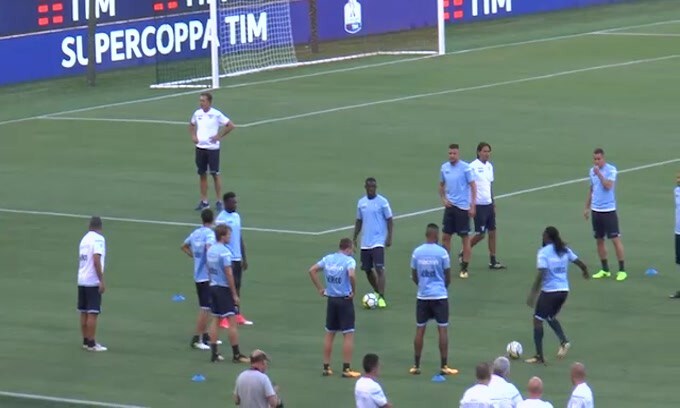 Supercoppa: Lazio, allenamento pre Juventus
