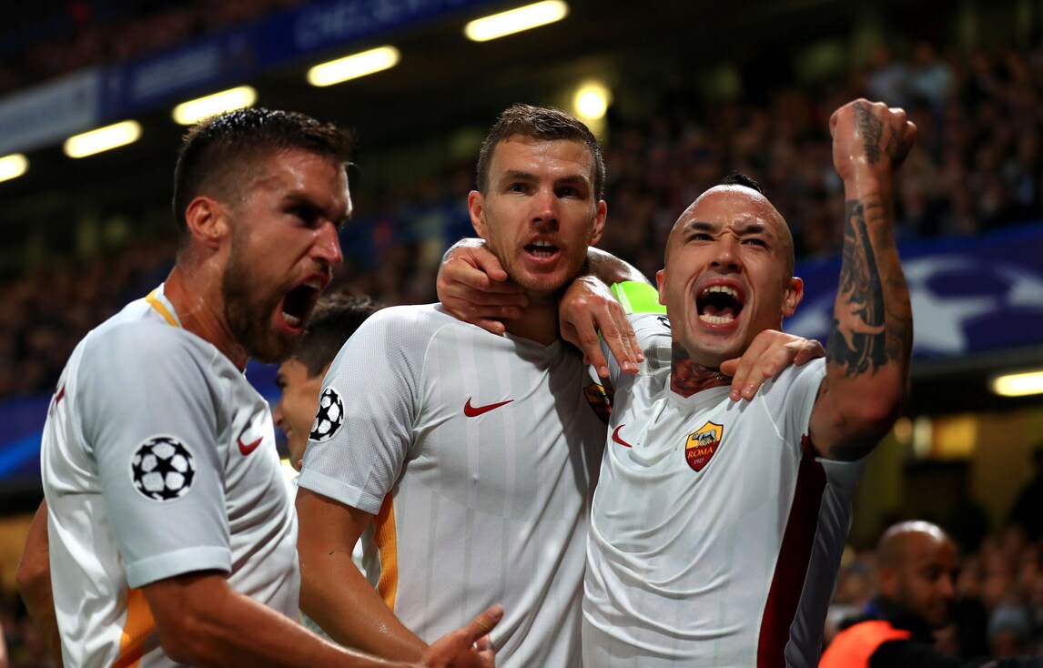 Chelsea-Roma 3-3, Dzeko fa doppietta a Stamford Bridge