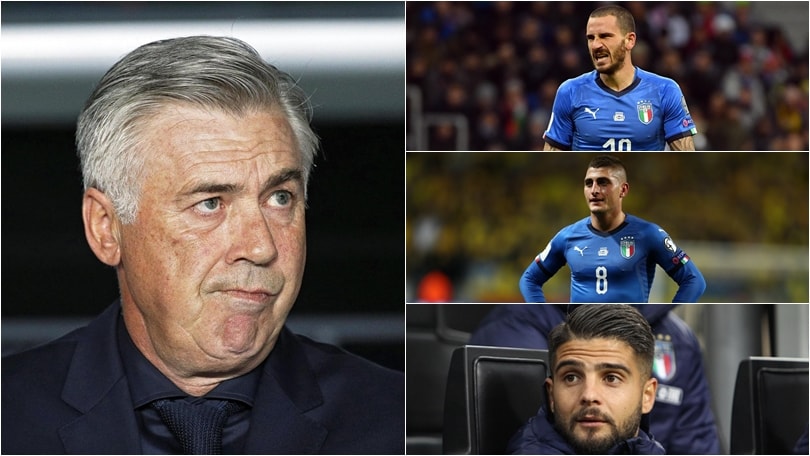 Italia, ipotesi Ancelotti in panchina: ecco come giocherebbe
