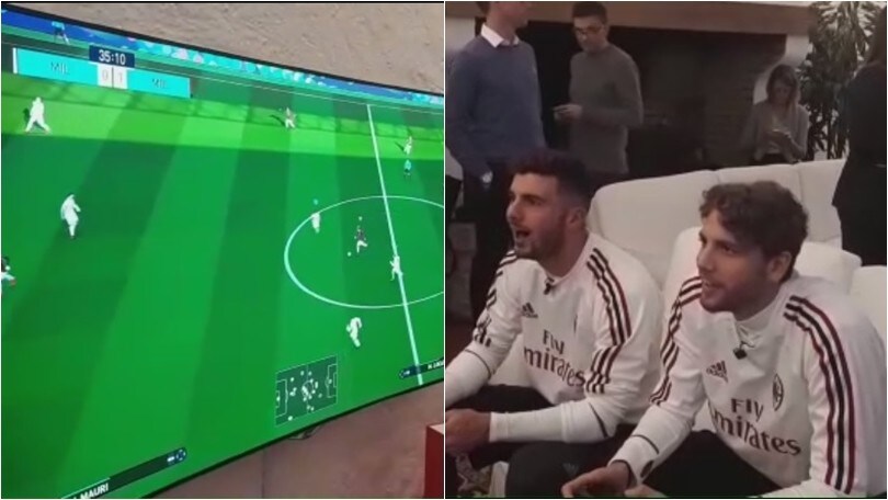 Milan, Cutrone e Locatelli si sfidano a Pes 2018