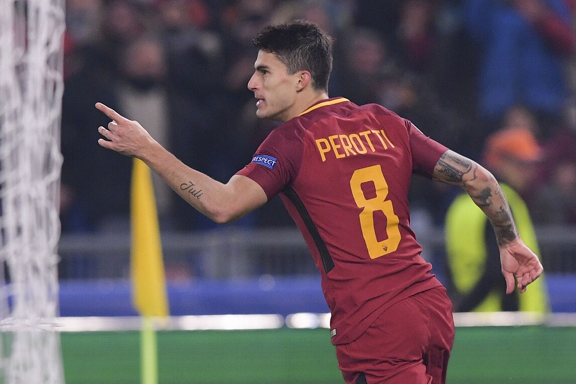 Roma-Qarabag 1-0, Perotti porta Di Francesco agli ottavi