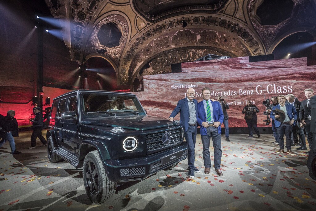 Schwarzy svela la nuova Mercedes Classe G