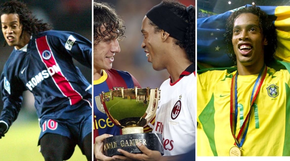 Ronaldinho, una carriera straordinaria tra vittorie, magie e sorrisi