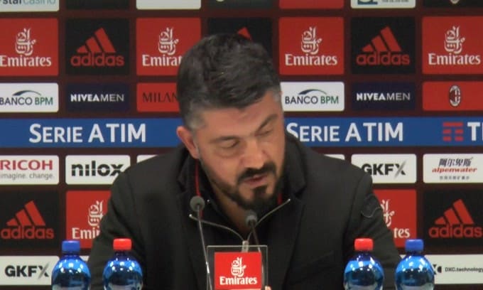 Gattuso: "Un punto che ci teniamo stretto"