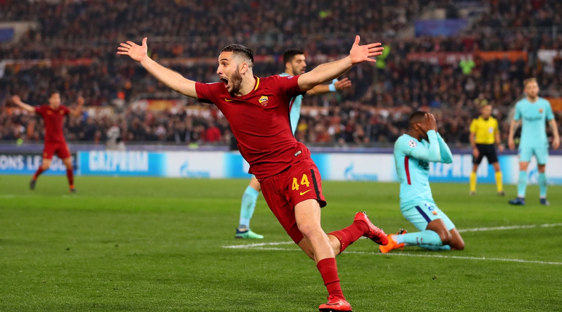 Roma Barcellona - Manolas come Tardelli