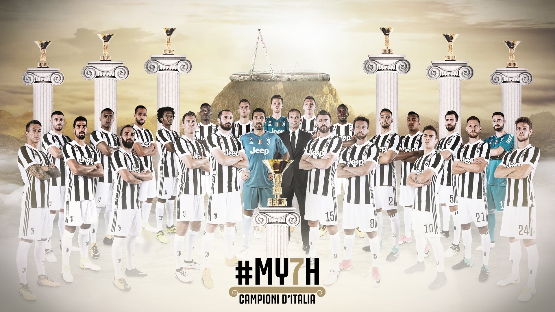 Juventus campione d'Italia 2017/2018!