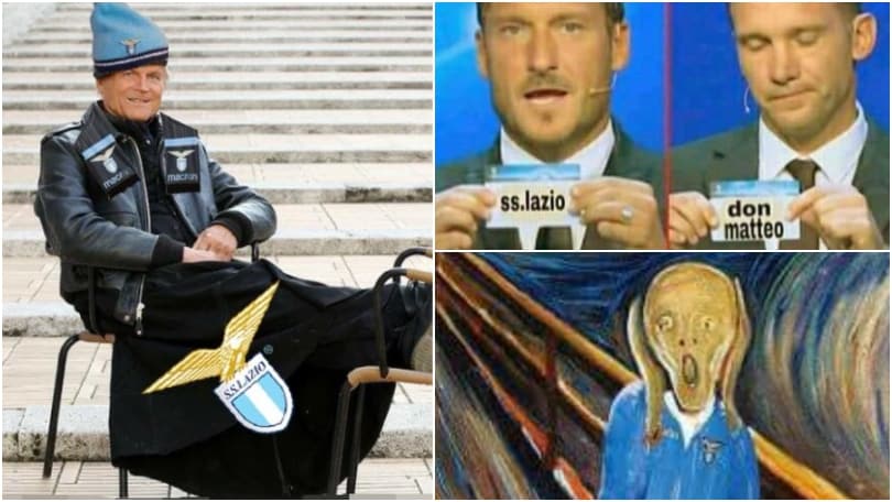 La Lazio perde con l'Inter e saluta la Champions: il web non perdona