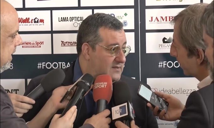 Raiola: "Balotelli? Chi ha un progetto, con lui fa un affare..."