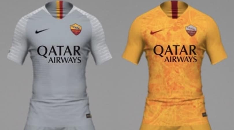 Roma, sono queste le nuove maglie? La seconda è grigia