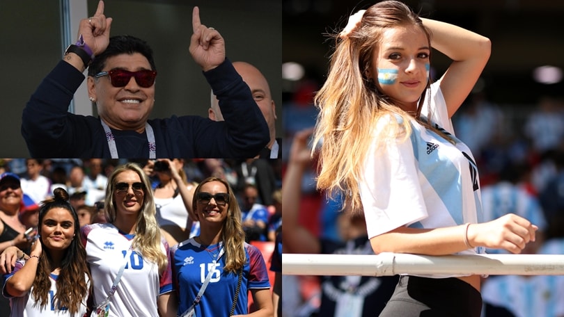 Non solo Maradona. Lo show sugli spalti