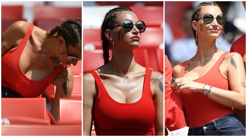 Rafaella, la sexy tifosa del Belgio di Witsel