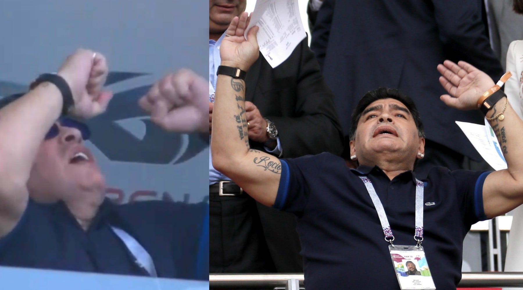Francia-Argentina, altro show irrefrenabile di Maradona