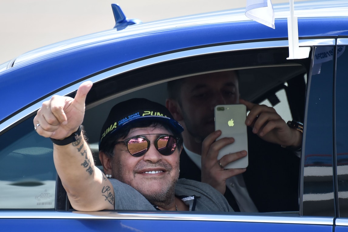 Maradona diventa presidente della Dynamo Brest