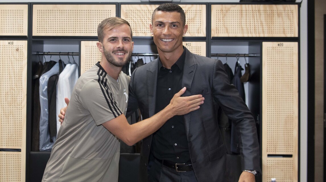Juventus, Cristiano Ronaldo incontra i compagni di squadra