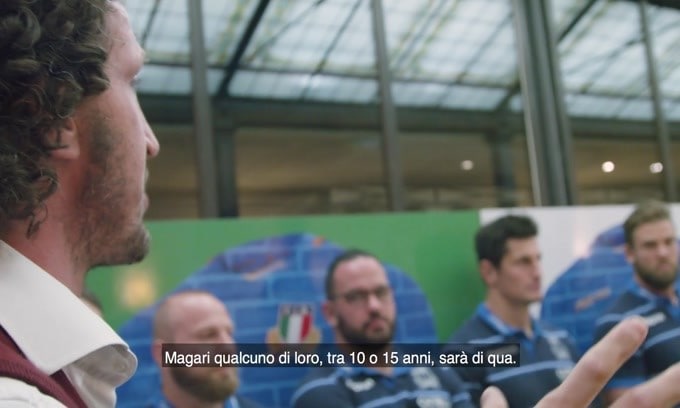Italia-Georgia, l'emozionante consegna delle maglie