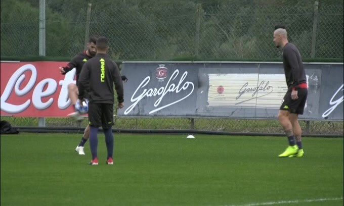 Napoli, allenamento in vista della Stella Rossa