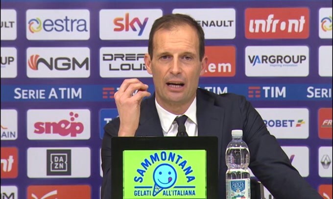 Allegri: "Le scritte? Chi le ha fatte sarebbe da arrestare"