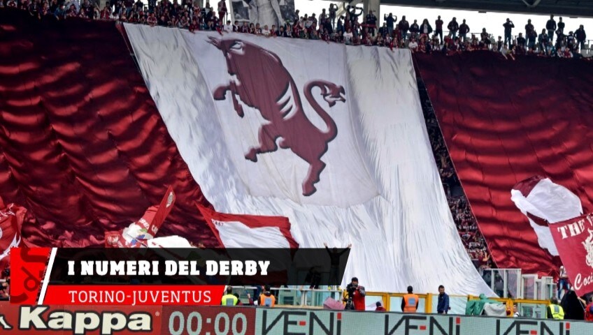 Torino-Juventus, tutti i numeri del derby