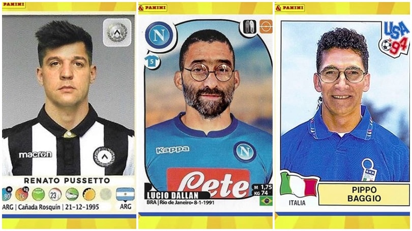 I vip dello spettacolo diventano figurine: fotomontaggi tutti da ridere