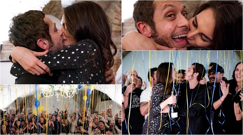 Francesca Sofia Novello, che festa per il suo Valentino Rossi!