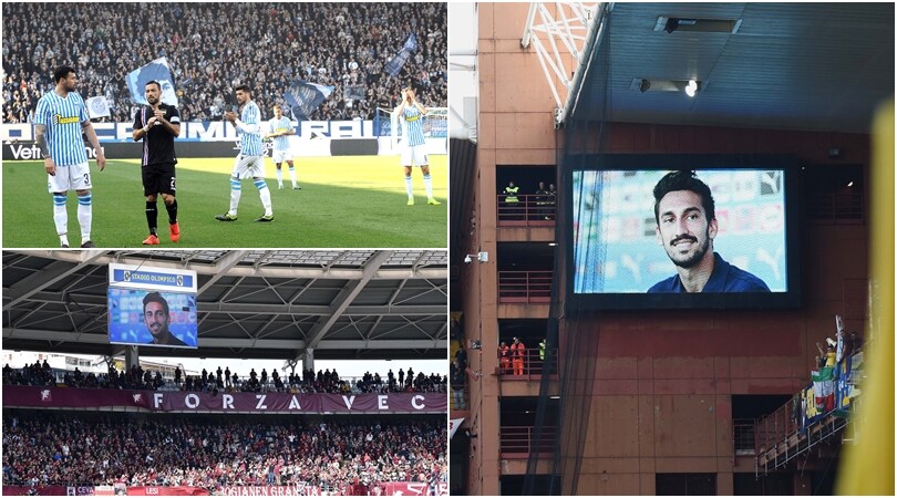 Astori, si ferma la Serie A: il tributo negli stadi