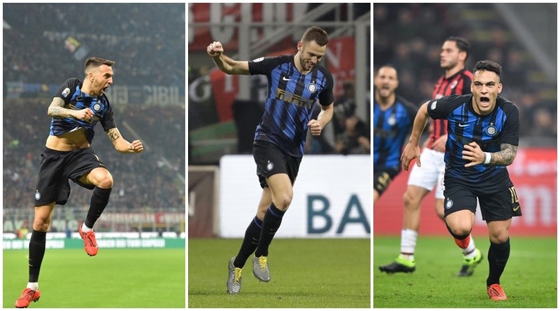 L'Inter fa suo un derby al cardiopalma: il Milan cede 3-2