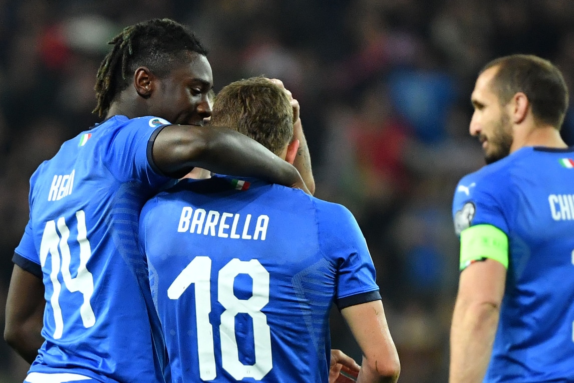 Italia-Finlandia 2-0: Barella e Kean, sorrisi azzurri