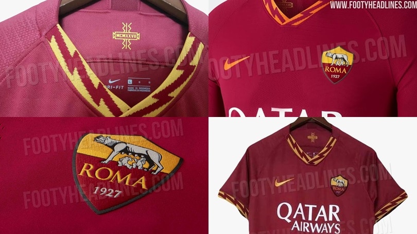 Roma, ecco altre immagini sulla nuova maglia: sarà così nella prossima stagione?