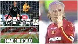 Roma travolta dal Napoli: i social contro Olsen e Ranieri