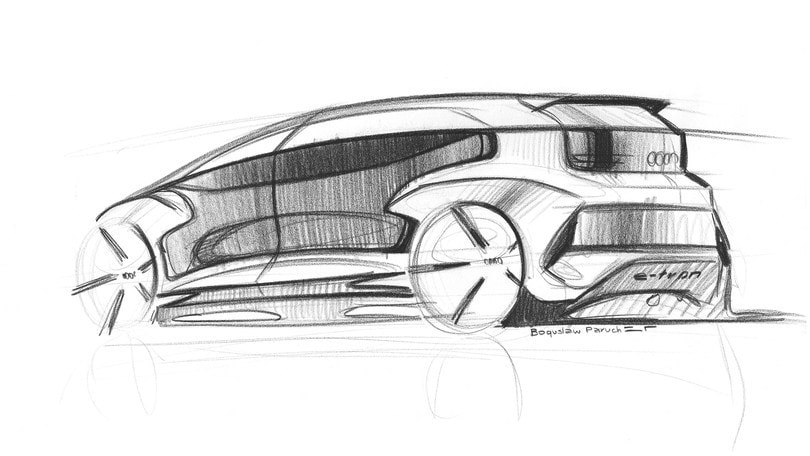 Audi AI:me, i primi bozzetti della concept car