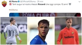 Riccardi, 18 anni e gli auguri della Roma