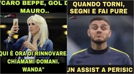 Icardi, il ritorno: il gol e l'assist scatenano l'ironia del web