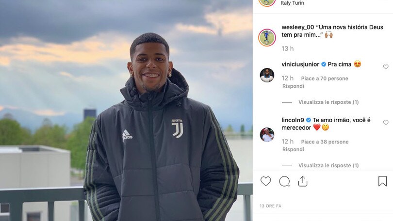 Juventus: dal Flamengo arriva a parametro zero il classe 2000 Wesley