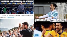Juve, scudetto rimandato: la festa è sui social tra ironie e sfottò