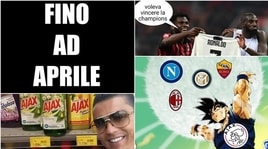 Juve fuori dalla Champions: i social si scatenano