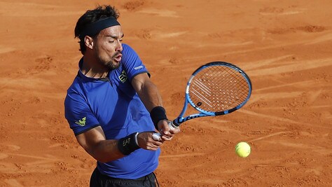 Tennis, Montecarlo: uno straordinario Fognini batte Zverev e vola ai quarti
