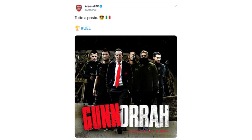 L'Arsenal e il tweet su Gomorra che scatena la bufera