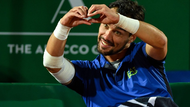 Fognini fa il romantico, vittoria con dedica alla sua Flavia