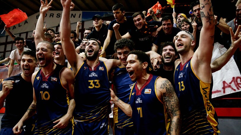 Euforia Roma: la Virtus torna il Serie A