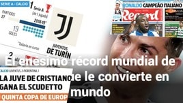 La stampa estera celebra Ronaldo: «Curriculum unico»