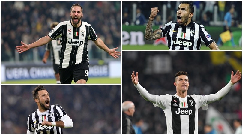 Juventus 2012-2019: la Top 20 dei bomber
