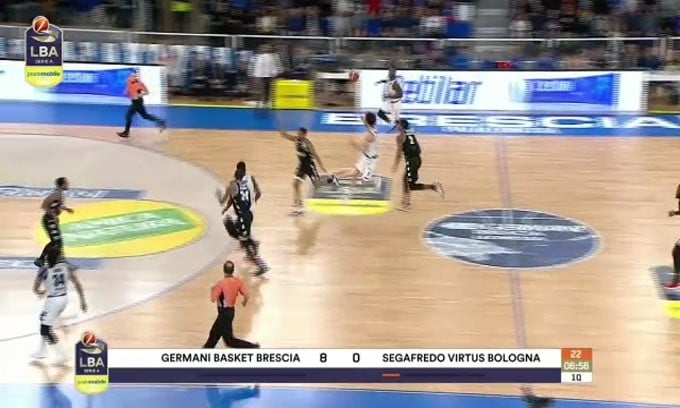 Germani Basket Brescia-Segafredo Virtus Bologna 77-75